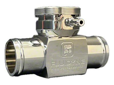 FLUIDYNE High Performance Billet Remote Radiator Filler Neck; Chrome Plated; 1.75-Inch (Universal; Some Adaptation May Be Required)