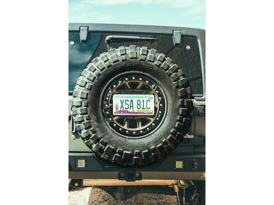 Fly Offroad Spare Tire License Plate Bracket (07-25 Jeep Wrangler JK & JL)