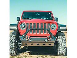 Fly Offroad Winch Front Bumper; Black Textured (18-24 Jeep Wrangler JL)