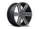 Foose Switch Black Milled 6-Lug Wheel; 20x9.5; 30mm Offset (04-15 Titan)