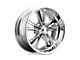 Foose Knuckle Chrome 5-Lug Wheel; 17x7; 1mm Offset (05-15 Tacoma)