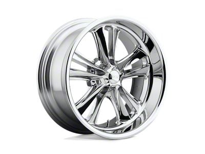 Foose Knuckle Chrome 5-Lug Wheel; 18x9.5; 1mm Offset (05-15 Tacoma)