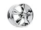 Foose Legend Chrome 5-Lug Wheel; 18x7; 1mm Offset (05-15 Tacoma)