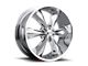 Foose Legend Six Chrome 6-Lug Wheel; 22x9.5; 35mm Offset (22-24 Bronco Raptor)