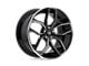 Foose Outcast Gloss Black Milled Wheel; 20x10; 40mm Offset (84-01 Jeep Cherokee XJ)