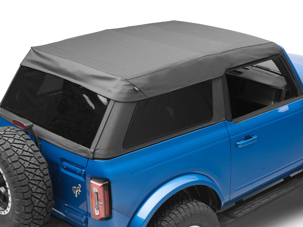 Ford Bronco TrekTop Retractable Soft Top; Black Vinyl VM2DZ-54501C24-C ...