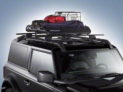 Ford Yakima Rack Mounted Cargo Basket; Medium (Universal; Some Adaptation May Be Required)