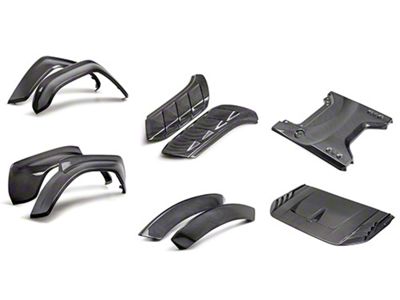 Ford Performance Appearance Kit; Gloss Carbon Fiber (22-24 Bronco Raptor)