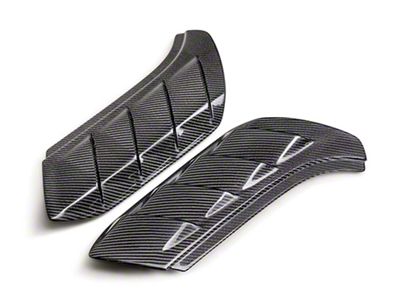 Ford Performance Fender Vents; Gloss Carbon Fiber (22-24 Bronco Raptor)