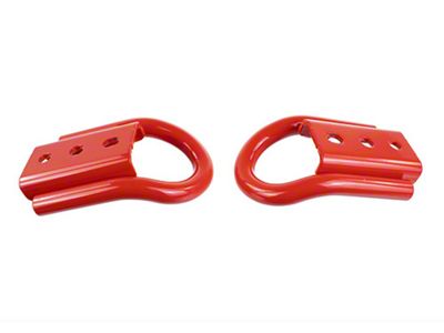 Ford Performance Rear Tow Hooks; Red (21-24 Bronco)