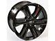 Ford Performance Six Spoke Gloss Black 6-Lug Wheel; 20x8.5; 44mm Offset (22-24 Bronco Raptor)