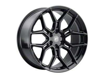 Forgestar X12 Gloss Black 6-Lug Wheel; 22x10; 30mm Offset (22-25 Bronco Raptor)