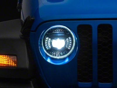 Diode Dynamics Elite Max LED Headlights; Black Housing; Clear Lens (20-25 Jeep Gladiator JT)