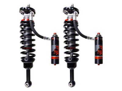 FOX Factory Race Series 2.5 Front Coil-Over Reservoir Shocks with DSC Adjuster for 2 to 3-Inch Lift and Aftermarket Upper Control Arms (05-23 6-Lug Tacoma)