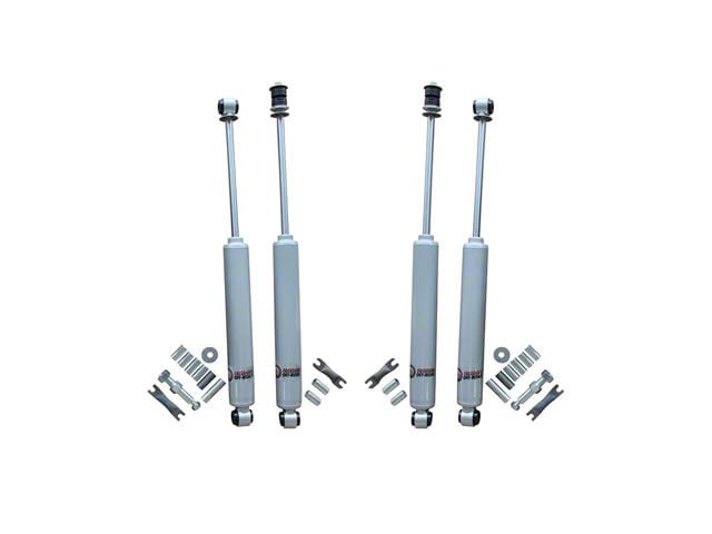 Freedom Offroad Extended Nitro Front and Rear Shocks for 0 to 4-Inch Lift (97-06 Jeep Wrangler TJ)