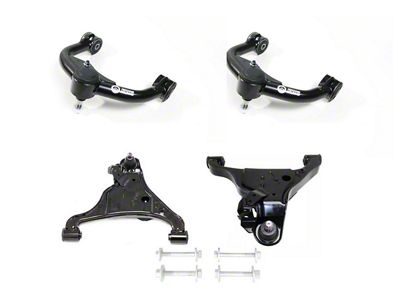 Freedom Offroad Front Upper and Lower Control Arms with Cam Bolts for 2 to 4-Inch Lift (05-21 Frontier, Excluding PRO-4X)