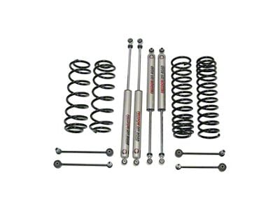 Freedom Offroad 4-Inch Suspension Lift Kit with Extended Sway Bar End Links and Monotube Shocks (20-25 Jeep Gladiator JT)