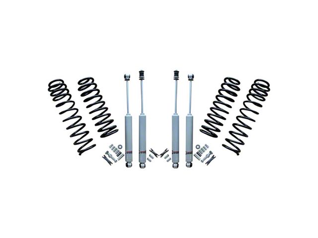 Freedom Offroad 2.50-Inch Front / 2-Inch Rear Lift Springs with Shocks (99-04 Jeep Grand Cherokee WJ)