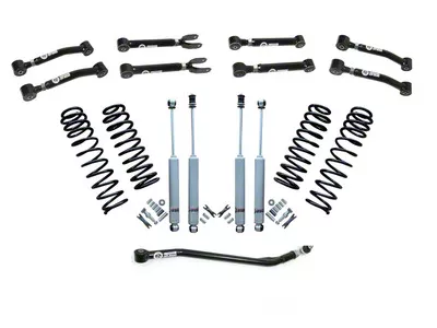 Freedom Offroad 2.50-Inch Suspension Lift Kit with Adjustable Track Bar and Shocks (97-06 Jeep Wrangler TJ)