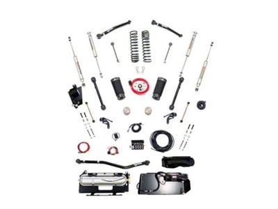 Freedom Offroad 2.50 to 4-Inch AccuAir Air Suspension Lift Kit (07-18 Jeep Wrangler JK)