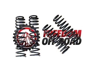 Freedom Offroad 3.50-Inch Front and Rear Lift Springs (18-25 Jeep Wrangler JL 2-Door)