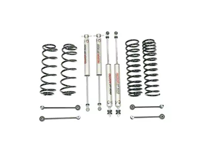 Freedom Offroad 4.50-Inch Suspension Lift Kit with Extended Sway Bar End Links and Monotube Shocks (07-18 Jeep Wrangler JK 2-Door)