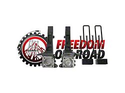 Freedom Offroad 4-Inch Front / 3-Inch Rear Suspension Lift Kit (05-15 Tacoma Pre Runner; 16-23 2WD Tacoma)