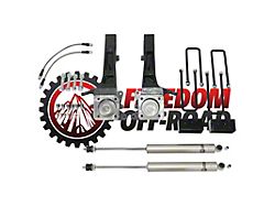 Freedom Offroad 4-Inch Front / 3-Inch Rear Suspension Lift Kit with Shocks (05-15 Tacoma Pre Runner; 16-23 2WD Tacoma)