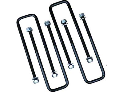 Freedom Offroad Square U-Bolts for 2.50-Inch Wide Leaf Springs; 8-5/8-Inch Long (05-25 Tacoma)