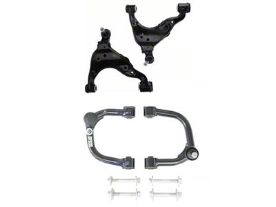 Freedom Offroad Front Upper and Lower Control Arms with Cam Bolts for 2 to 4-Inch Lift (16-23 Tacoma)