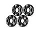 1-Inch 6-Lug Wheel Spacers; Black; Set of Four (05-24 Frontier)