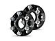 1-Inch 6-Lug Wheel Spacers; Black; Set of Two (05-24 Frontier)