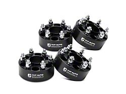 2-Inch 6-Lug Wheel Spacers; Black; Set of Four (05-24 Frontier)