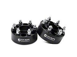 2-Inch 6-Lug Wheel Spacers; Black; Set of Two (05-24 Frontier)