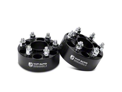 2-Inch 6-Lug Wheel Spacers; Black; Set of Two (05-25 Frontier)