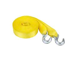 20-Foot Tow Strap; 9,000 lb.; Yellow