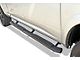 4-Inch Oval 4X Series Side Step Bars; Textured Matte Black (05-24 Frontier Crew Cab)