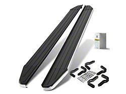 5.50-Inch Aluminum Running Boards; Black (05-25 Frontier King Cab)