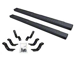 Go Rhino 6-Inch OE Xtreme II Side Step Bars; Textured Black (05-24 Frontier Crew Cab)