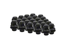 Black Spike Lug Nuts; 14mm x 2; Set of 24 (05-24 Frontier)