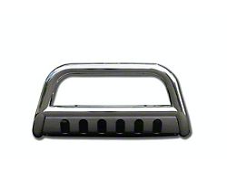 Bull Bar with Skid Plate; Stainless Steel (22-24 Frontier)