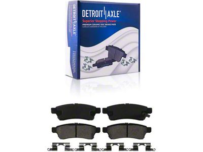 Ceramic Brake Pads; Rear Pair (05-25 Frontier)