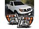 Crystal Headlights; Black Housing; Clear Lens (05-08 Frontier)