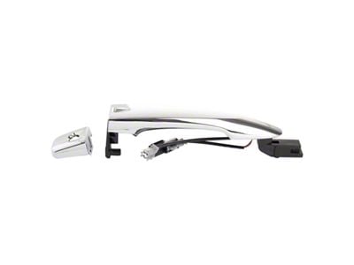 Exterior Door Handle; Front Driver Side; Chrome (15-20 Frontier w/ Lock Provision & Passive Entry)