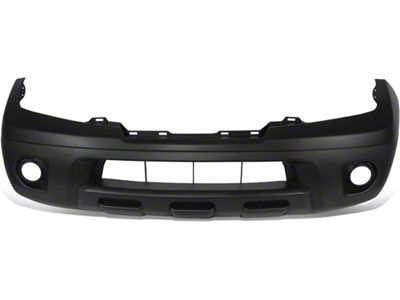 Factory Style Front Bumper Cover; Primed Black (09-21 Frontier PRO-4X)