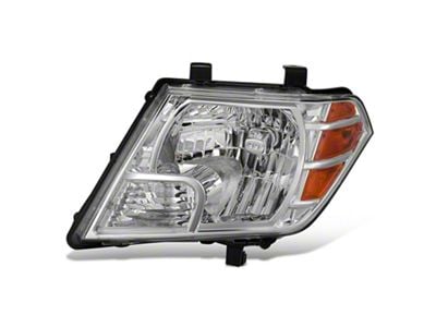 Factory Style Headlight; Chrome Housing; Clear Lens; Driver Side (09-21 Frontier)