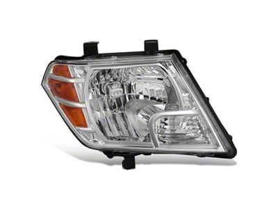 Factory Style Headlight; Chrome Housing; Clear Lens; Passenger Side (09-21 Frontier)