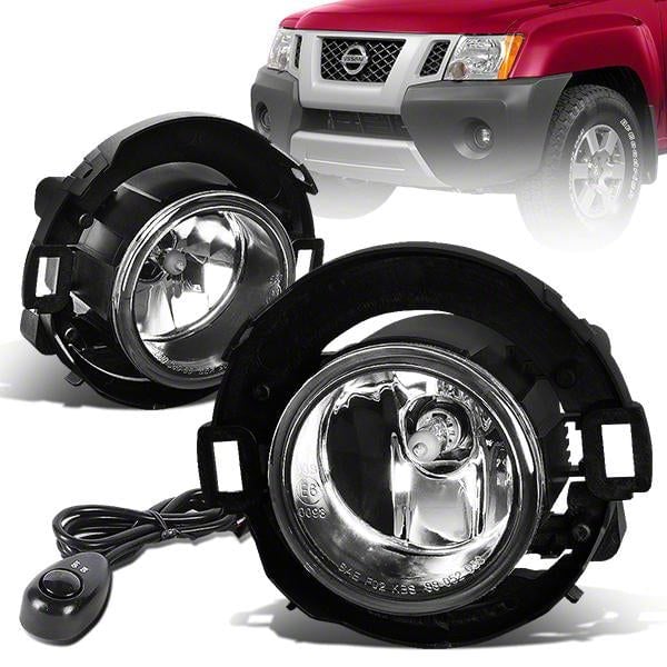 Frontier Fog Lights with Switch; Clear (05-21 Frontier w/ Plastic ...