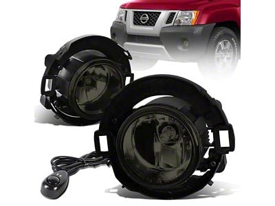 Fog Lights with Switch; Smoked (05-21 Frontier w/ Plastic Bumper)