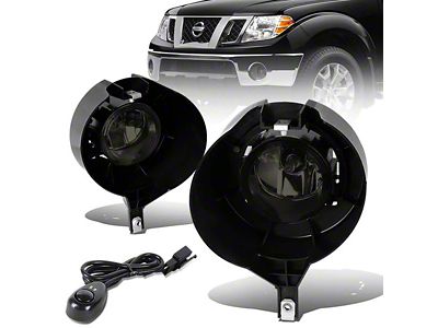 Fog Lights with Switch; Smoked (05-15 Frontier w/ Chrome Bumper)